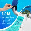 Swimming Pool Handrail Stairs Railing Steps Banister Grab Stainless Steel Handle 1370x914mm with 110cm Grip Cover