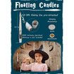 Floating Candles with Wand,20 PCs Magic Hanging Candles,Flickering Warm Light Flameless Floating LED Candle with Wand Remote,Battery Operated Window Taper Candle Set for Halloween Decorations