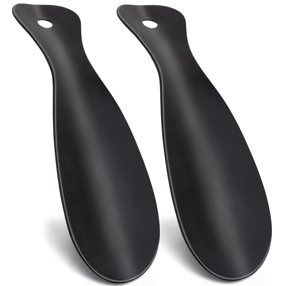 Metal Shoe Horn,Stainless Steel ShoeHorn 7.5 Inches - Portable for Travel Use (2 Pack)