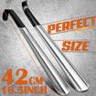Shoe Horn Long Handle for Seniors,Metal Long Shoehorn for Boots,16.5In Extra Long Shoe Horn for Men Women Kids 2 Pack