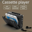 Portable Cassette Player and Tape Cassette Recorder with Built in Microphone
