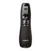 Professional Presenter R800, Wireless Presentation Clicker Remote with Green Laser Pointer and LCD Display , Black