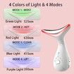 Portable Facial Massager for Skin Care,Electric Face Neck Massage Kit with 3 Massage Modes