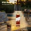 Rechargeable Bottle Lamp RGB Wireless Wine Lights 3 Colour Bars Restaurants Decortions Black