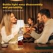 Wireless Bottle Lamp,New 3 Color Rechargeable Wine Bottle Lights for Bars Restaurants (White,1PC)
