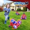 Remote Control Stunt Car Spider-Man 360 Degree Rotating Electric RC 2.4GHz Sound Light Toy for Kids Gifts Color Red