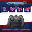 Remote Control Stunt Car Spider-Man 360 Degree Rotating Electric RC 2.4GHz Sound Light Toy for Kids Gifts Color Red