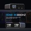 4K Audio Video Capture Card with HDMI Cable, USB 3.0, Full HD 1080P for Game Recording, Live Streaming Broadcasting