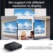 HDMI Splitter 1 in 4 Out with HDMI Cable, 4K HDMI Splitter 1X4 Mirror Screen