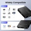 HDMI Splitter 1 in 4 Out with HDMI Cable, 4K HDMI Splitter 1X4 Mirror Screen