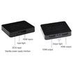 HDMI splitter 1 in 2 out, 4K@30Hz HDMI splitter suitable for dual displays only copies/mirrors, with HDMI corresponding interface devices for TV boxes and projectors, and full HD 1080P 3D.
