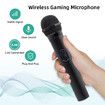Wireless USB Gaming Microphone Compatible with PS5, Switch OLED, NS Switch, PC, PS4