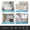 450W Macerator Sewage Pump Automatic Waste Water Flush Marine Toilet Bathroom Laundry Kitchen Sink Sewerage Disposal Ejector Wastewater Treatment
