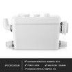 450W Macerator Sewage Pump Automatic Waste Water Flush Marine Toilet Bathroom Laundry Kitchen Sink Sewerage Disposal Ejector Wastewater Treatment