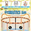 Genki Trampoline Kids Round Outdoor Sport Workout Bounce Jumping Rebounder Gymnastics Bar Play Safety Enclosure 55Inch