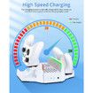 Cooling Stand for X-box Series S with Dual Cooling Fans 3 Level Adjustable Speed, Cooler Fan with Headphone Hook, Dual Controller Charger, LED Indicator and USB Port