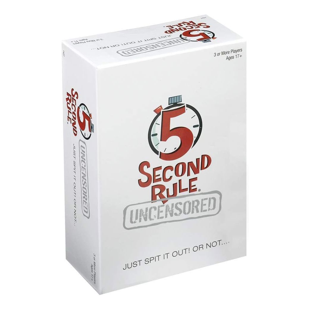 5 Second Rule Uncensored Card Game for Game Night with Friends Enjoy A Good Laugh