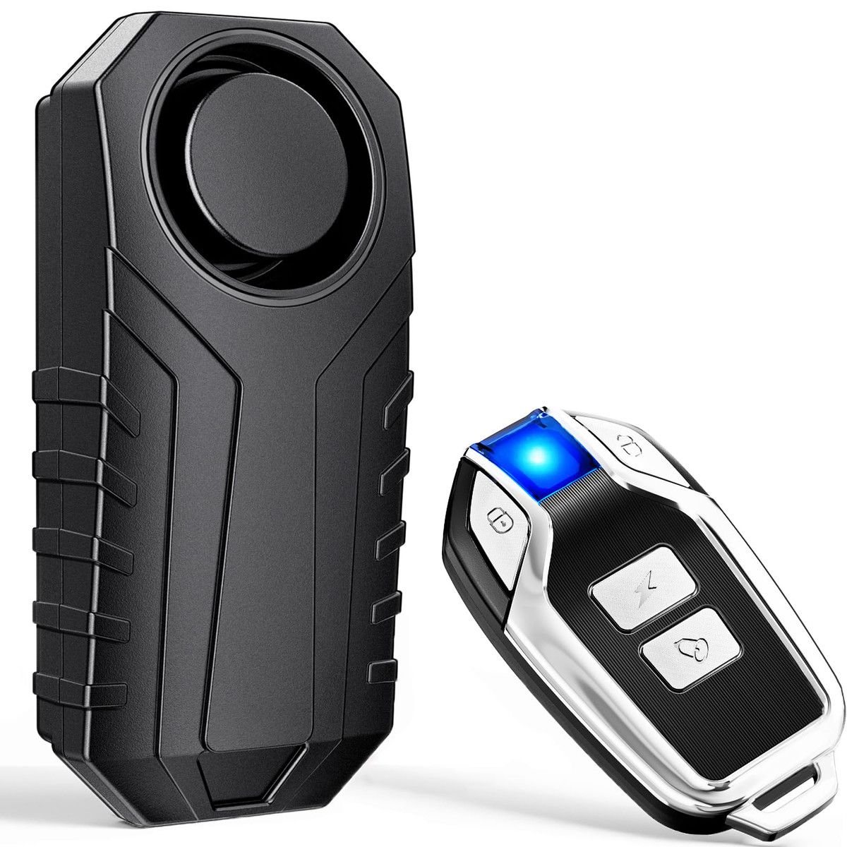 Bike Alarm,120dB Loud Waterproof Wireless E-Bike Motorcycle Alarm with Remote,Anti-Theft Vibration Motion Sensor Multipurpose Security Alarm System,Ebike Accessories