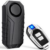 Bike Alarm,120dB Loud Waterproof Wireless E-Bike Motorcycle Alarm with Remote,Anti-Theft Vibration Motion Sensor Multipurpose Security Alarm System,Ebike Accessories