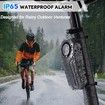 Bike Alarm,120dB Loud Waterproof Wireless E-Bike Motorcycle Alarm with Remote,Anti-Theft Vibration Motion Sensor Multipurpose Security Alarm System,Ebike Accessories
