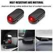 Car Solar Power Simulated Dummy Alarm,Anti-Theft LED Flashing Security Light Fake Lamp,Automotive Warning Interior Safety Lights with USB Charger Port (Red/1PCS)
