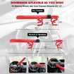 Steering Wheel Lock,Heavy Duty Antitheft Device and Car Security Lock with Adjustable Locking - Great Vehicle and Truck Deterrent (Red)