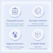 Electric Toothbrush U-Shaped Ultrasonic Silicone 360 Degrees Automatic Toothbrush for Home Use, Whitening Massage Toothbrush