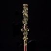 Monkey King Staff, Black Myth: Sun Monkey King Game Weapon Ruyi Golden Cudgel, Copper Cloud Rod Alloy and Weapons Furnishings, Pilgrimage to The West-Eripheral Game Model, JinGuBang 22CM