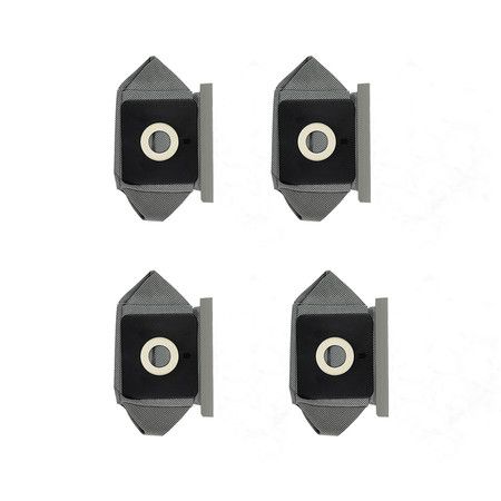 4Pcs Vacuum Cleaner Bag Washable Cloth Dust Garbage Bags,Compatible For Philips,Compatible For Samsung,Compatible For LG,Compatible For Haier,V3700SER V3800SER V5800SE QW12t-608 11x10cm