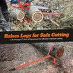 129cm Log Lifter Roller Cant Hook Jack Logging Peavey Heavy Duty Timber Wood Lifting Rolling Raising Tool