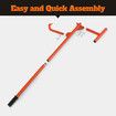 129cm Log Lifter Roller Cant Hook Jack Logging Peavey Heavy Duty Timber Wood Lifting Rolling Raising Tool