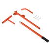129cm Log Lifter Roller Cant Hook Jack Logging Peavey Heavy Duty Timber Wood Lifting Rolling Raising Tool