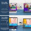 15.6inch Portable Monitor,1080P USB-C HDMI Second External Monitor for Laptop,PC,Mac Phone,PS,x-box,Swich,IPS Ultra-Thin Zero Frame Gaming Monitor/Premium Smart Cover