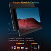 Portable Monitor,15.6In 1080P FHD IPS Display USB-C HDMI Portable Monitor with Cover and Speakers External Monitor for Laptop PC Mac Phone x-box Switch PS4