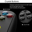 Mobile Gaming Controller for Iphone/Android, Hall Effect Joysticks Wireless Phone Controller with RGB, Suitable for PUBG, Fortnite, Call of Duty Mobile Gamers, Black