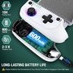 Mobile Gaming Controller for Iphone/Android, Hall Effect Joysticks Wireless Phone Controller with RGB, Suitable for PUBG, Fortnite, Call of Duty Mobile Gamers, White