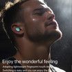 Wireless Earbuds Bluetooth Headphones Waterproof Touch Control Ear Buds in-Ear Built-in Mic with LED Power Display Sport Headset