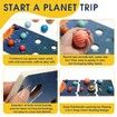 Wooden Solar System Model Board Game Montessori Educational Planet Toys Preschool Learning Puzzle Space Learning Toys