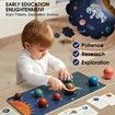 Wooden Solar System Model Board Game Montessori Educational Planet Toys Preschool Learning Puzzle Space Learning Toys