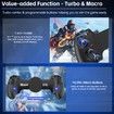 Expandable 143-260mm Game Controller with semiconductor cooling fan iPhone Android iPad Tablet NSSwitch PS4 PS5 Xbox Col.Black