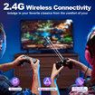 M8 Retro Game Stick,Revisit Classic Games with Built In 9 Emulators,20000+ Games,4K HDMI Output,2.4GHz Wireless Controller for TV Plug and Play,64GB