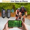 Mini 1080P Action Camera Wearable Sports Body Camera Pocket Helmet Camera Vlogging Multi-Function Black