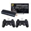 4K HD Wireless Game Console Built-in 40,000 Games,Plug and Play Video Emulators with Dual 2.4g Wireless Controllers,Retro Arcade Games(128GB)