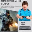 4K HD Wireless Game Console Built-in 40,000 Games,Plug and Play Video Emulators with Dual 2.4g Wireless Controllers,Retro Arcade Games(128GB)