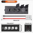 12/24V Multi-Function Power Box Charger With USB-C Output For RV Vehicles Trailers SUV Boat