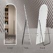 LED Full Length Mirror Arched Body Floor Free Standing Hanging Leaning Lighted Wall Mounted Bedroom Hallway 3 Lighting Colours