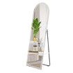 LED Full Length Mirror Arched Body Floor Free Standing Hanging Leaning Lighted Wall Mounted Bedroom Hallway 3 Lighting Colours