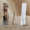 LED Full Length Floor Mirror Free Standing Wall Hanging Hallway Bedroom with Stand and 3 Light Colours