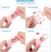 Personal Safety Alarm for Women, Travel Safety Keychains Siren Whistle, Loud Alarm, LED Strobe Light, Personal Emergency Security Safe Devices Key Chain Alarm for Kids Elderly, Pink