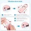 Personal Safety Alarm for Women, Travel Safety Keychains Siren Whistle, Loud Alarm, LED Strobe Light, Personal Emergency Security Safe Devices Key Chain Alarm for Kids Elderly, Pink